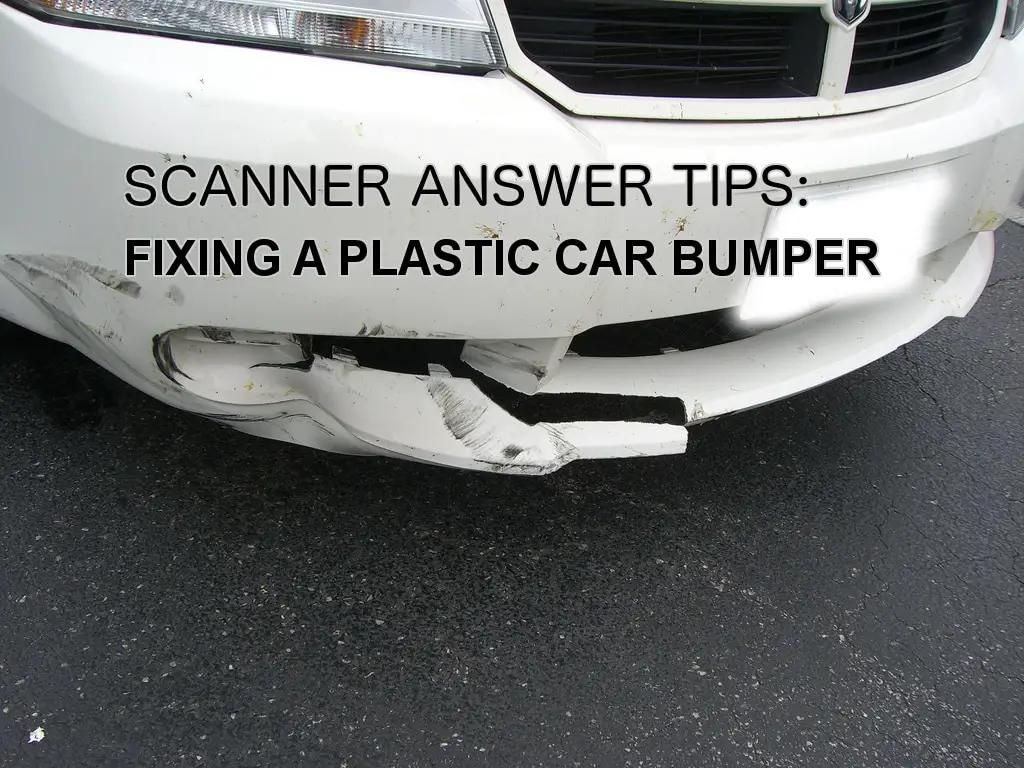 epoxy to fix car bumper