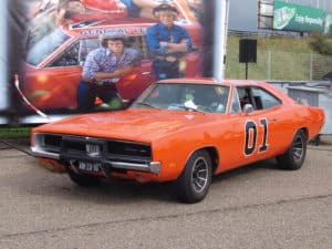 General Lee Orange Car