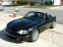 1999 Black Mazda Miata