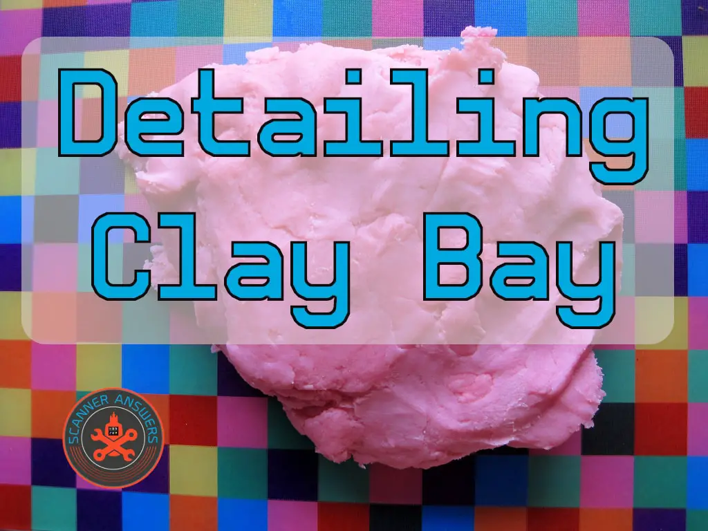 Detailing Clay Bar on Automotive Paint