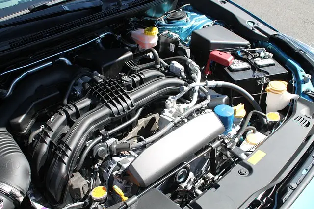 subaru engine bay