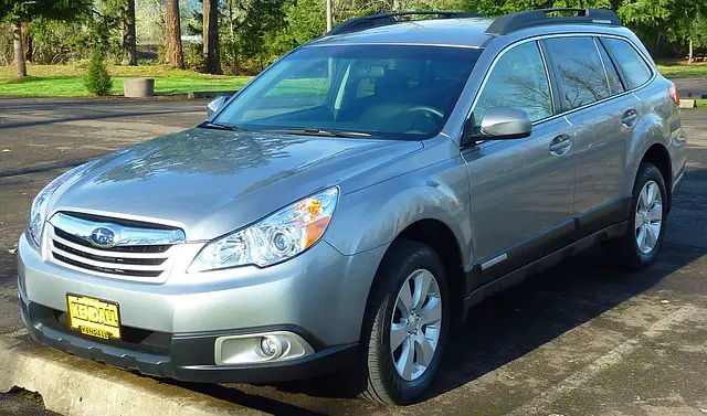 Silver Subie Outback