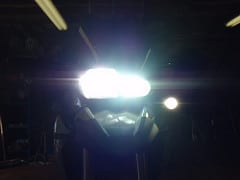 HID light from motorcycle