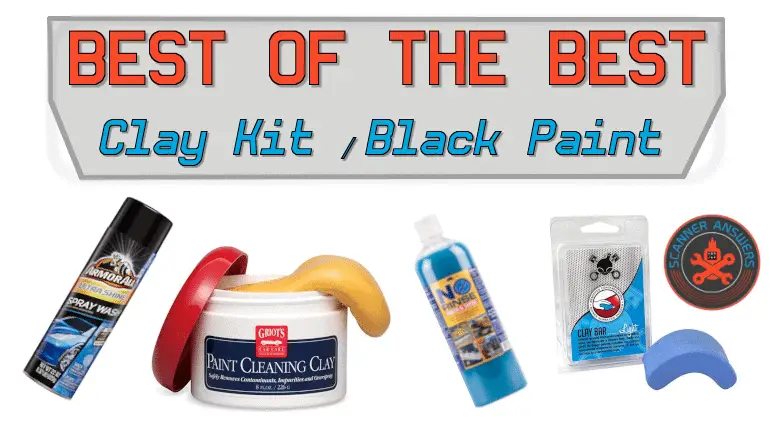 The Best Clay Bar Kit for Black Cars - Remove Swirl Marks and Scratches