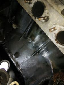 cracked engine block