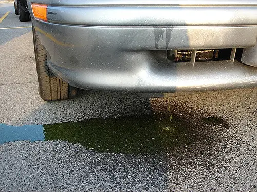 coolant leak under car