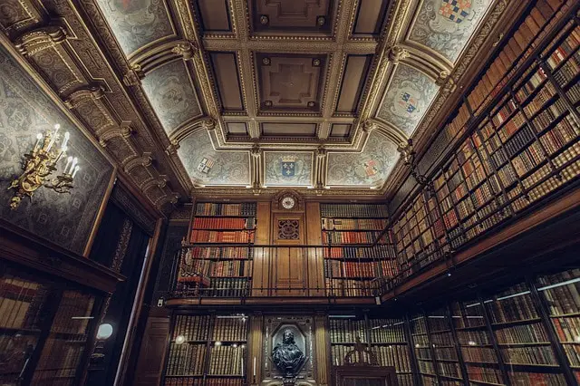 library lots of books and information