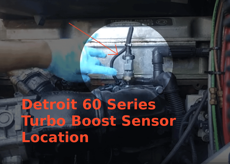detroit 60 series turbo boost sensor location