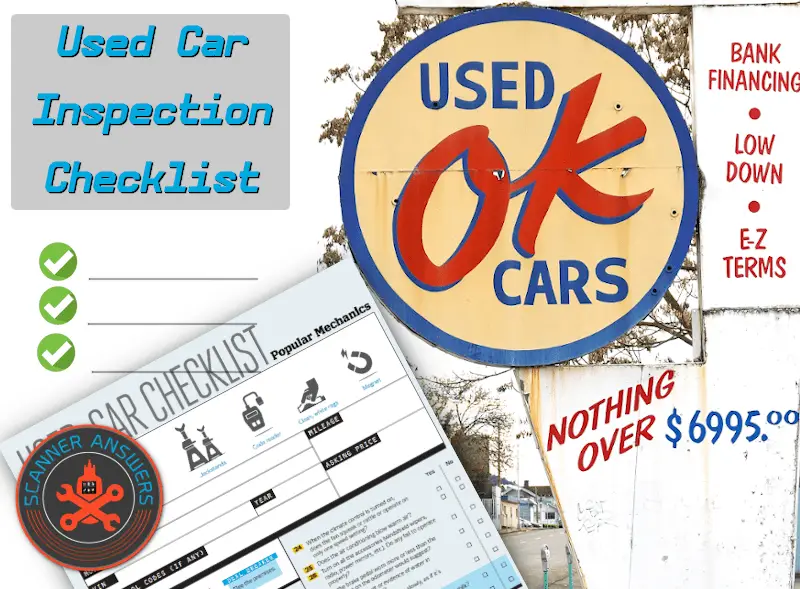 Used Car Inspection Checklist