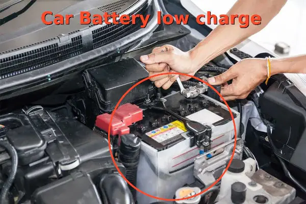 car battery low charge
