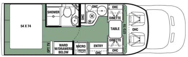 Forest River Forester TS2381 floorplan