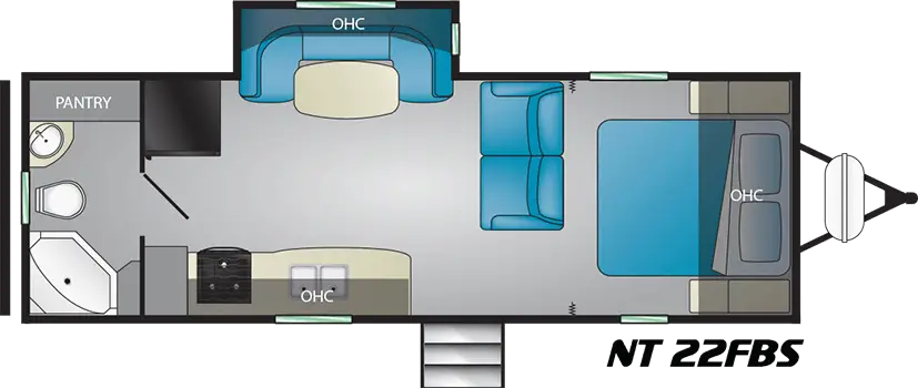 Heartland NorthTrail 22-FBS floorplan