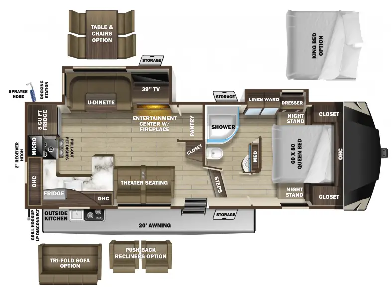 Highland Ridge Open Range Light floorplan LF280RKS