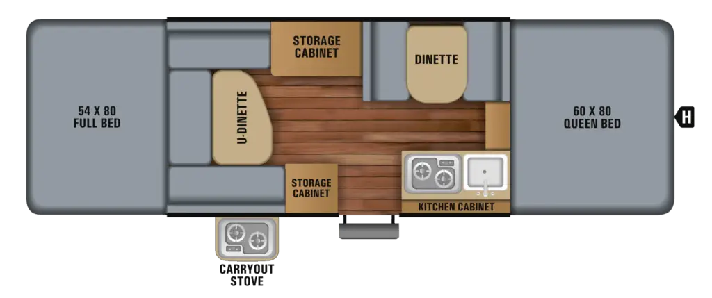 Jayco Jay Sport Floorplan