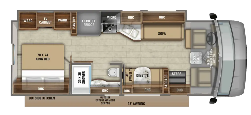 Jayco Precept 29V Floorplan