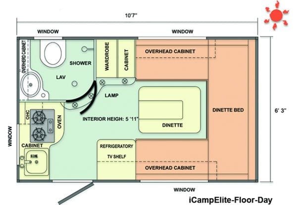 iCamp Elite Floorplan