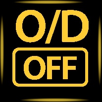 overdrive off icon symbol