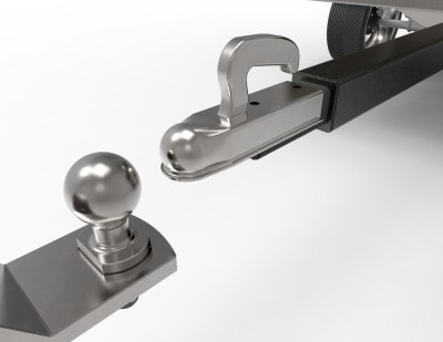 tow ball and trailer hitch