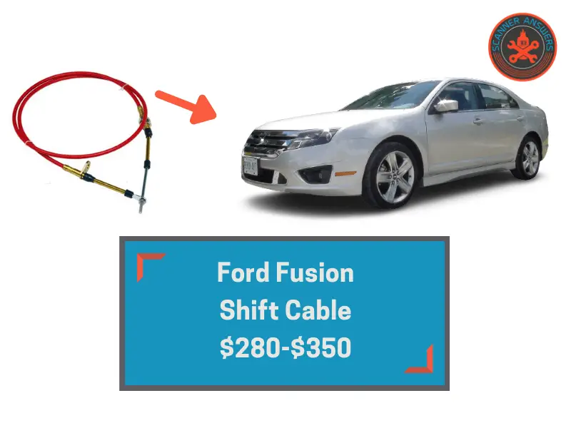 ford fusion shift cable cost