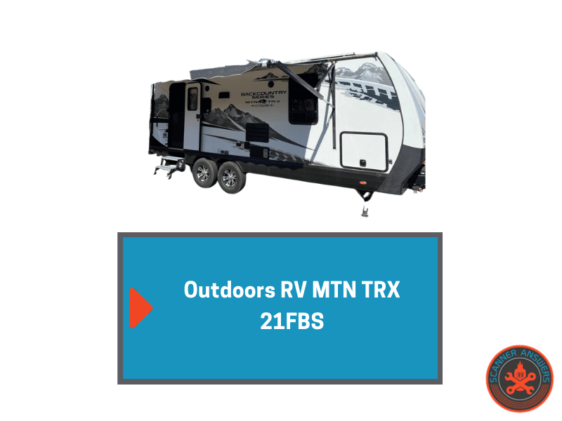Outdoors RV MTN TRX 21FBS