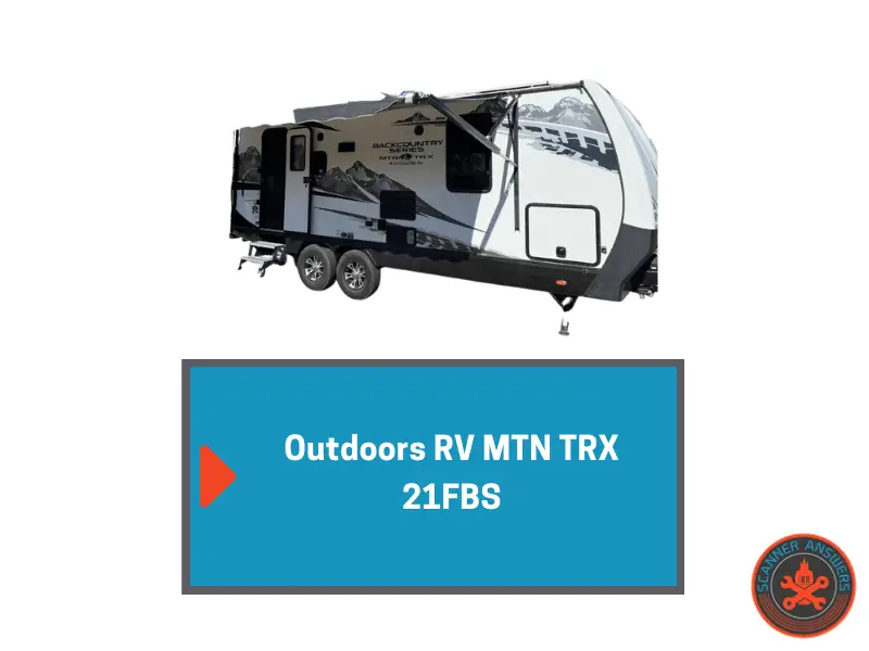 Outdoors RV MTN TRX 21FBS