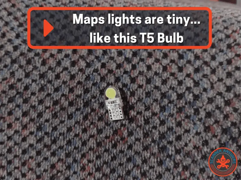 map light size