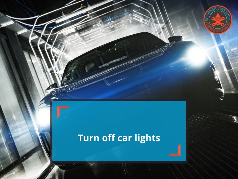 How to turn car lights off