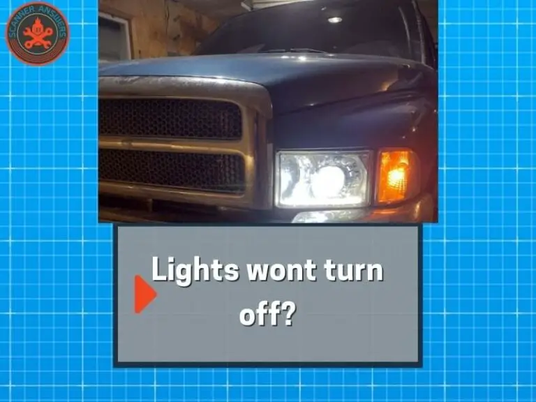 Why Wont My Car Lights Turn Off? 7 reasons