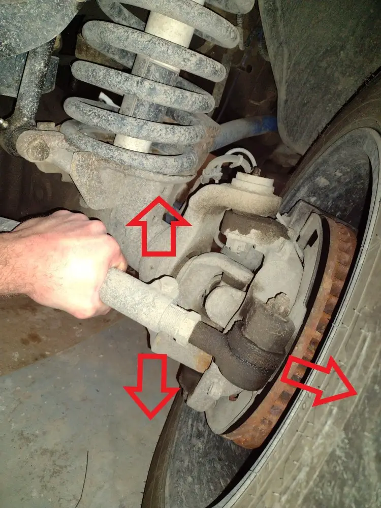 shake the tie rod