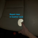 tear in leather car seat